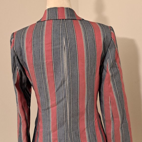 BCBGMAXAZRIA Striped Single-Breasted Blazer NWT Misses Size XXS - Picture 11 of 12